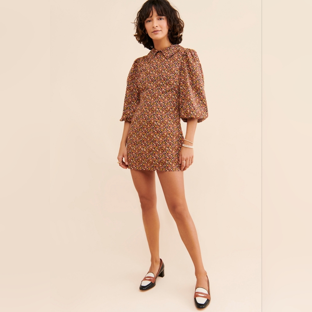 Free People Floral Mini Dress - Multicolor